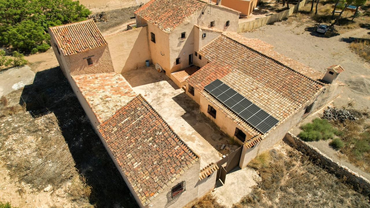 Olive Grove Estates Drone Shots Almansa Finca for sale B&B (4)