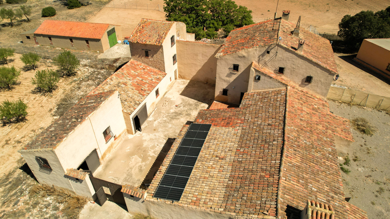 Olive Grove Estates Drone Shots Almansa Finca for sale B&B (5)