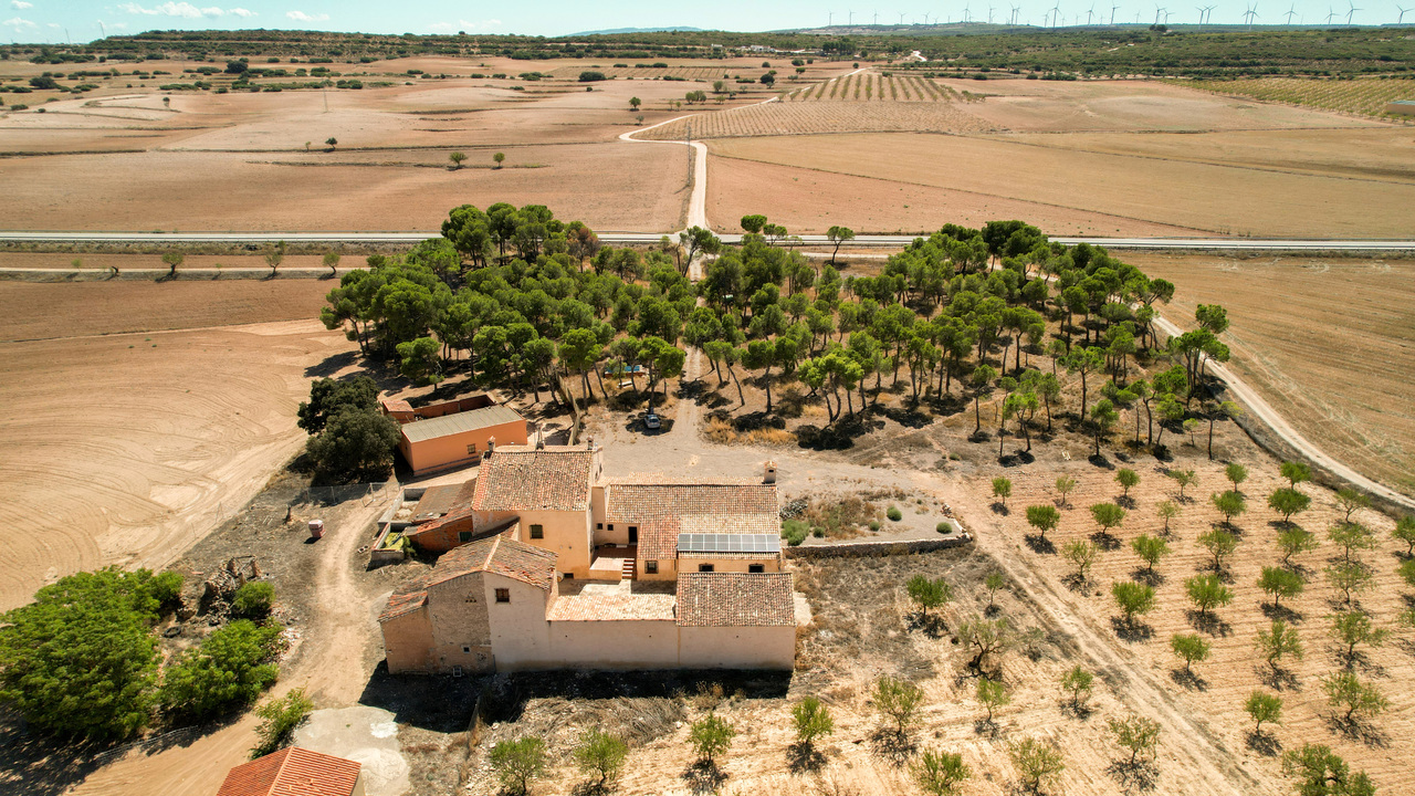 Olive Grove Estates Drone Shots Almansa Finca for sale B&B (7)