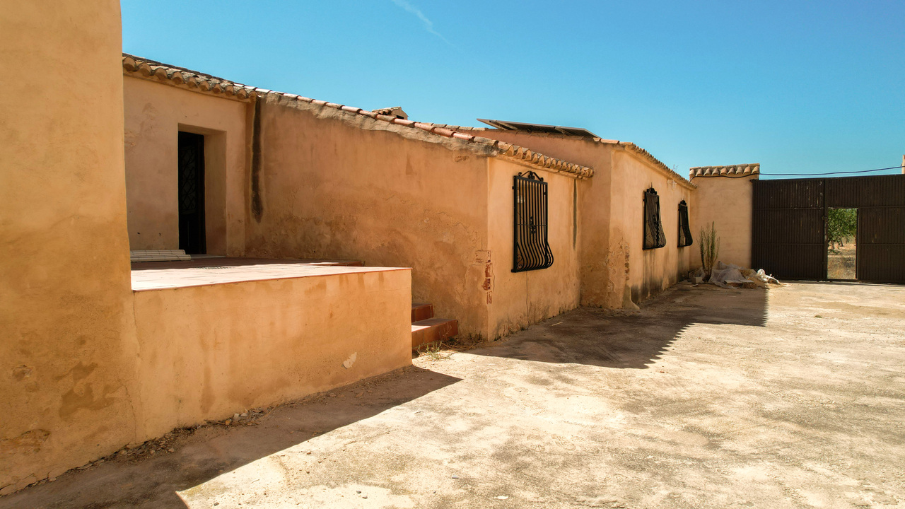 Olive Grove Estates Drone Shots Almansa Finca for sale B&B (8)