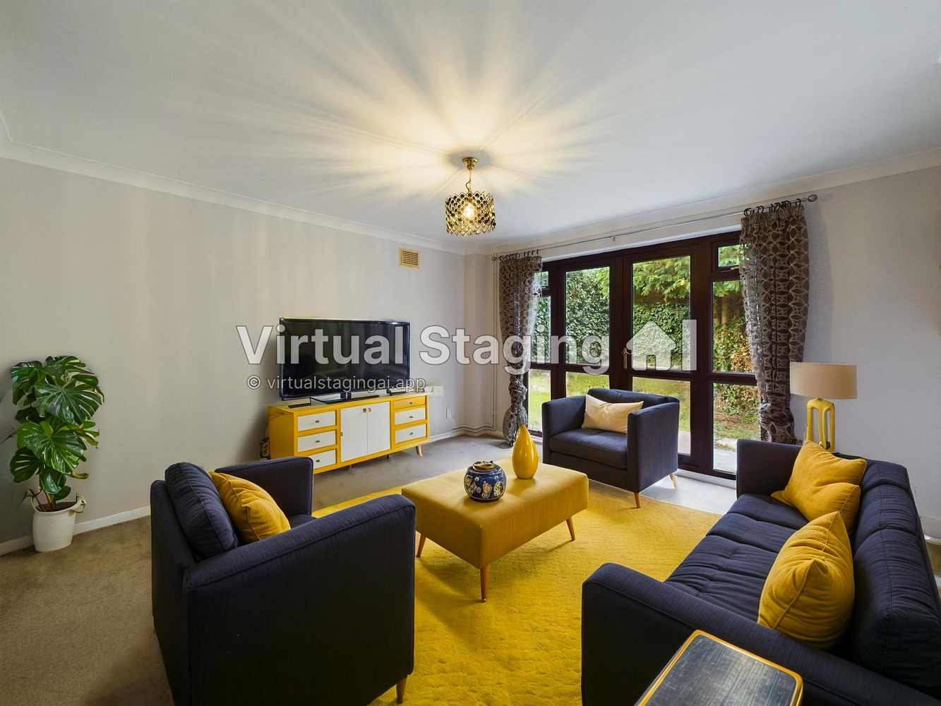 CAM02545G0-PR0312-STILL002 - Living Room - Mid-Century Modern