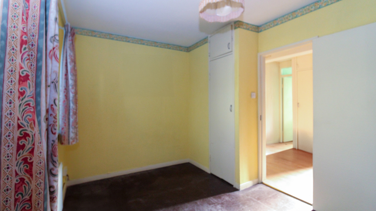 Bedroom with storage space
