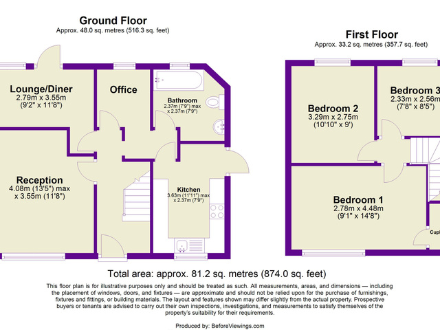 Floor plan Cinderford Way