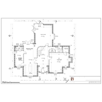 Plot 4 downstairs plans with measurements